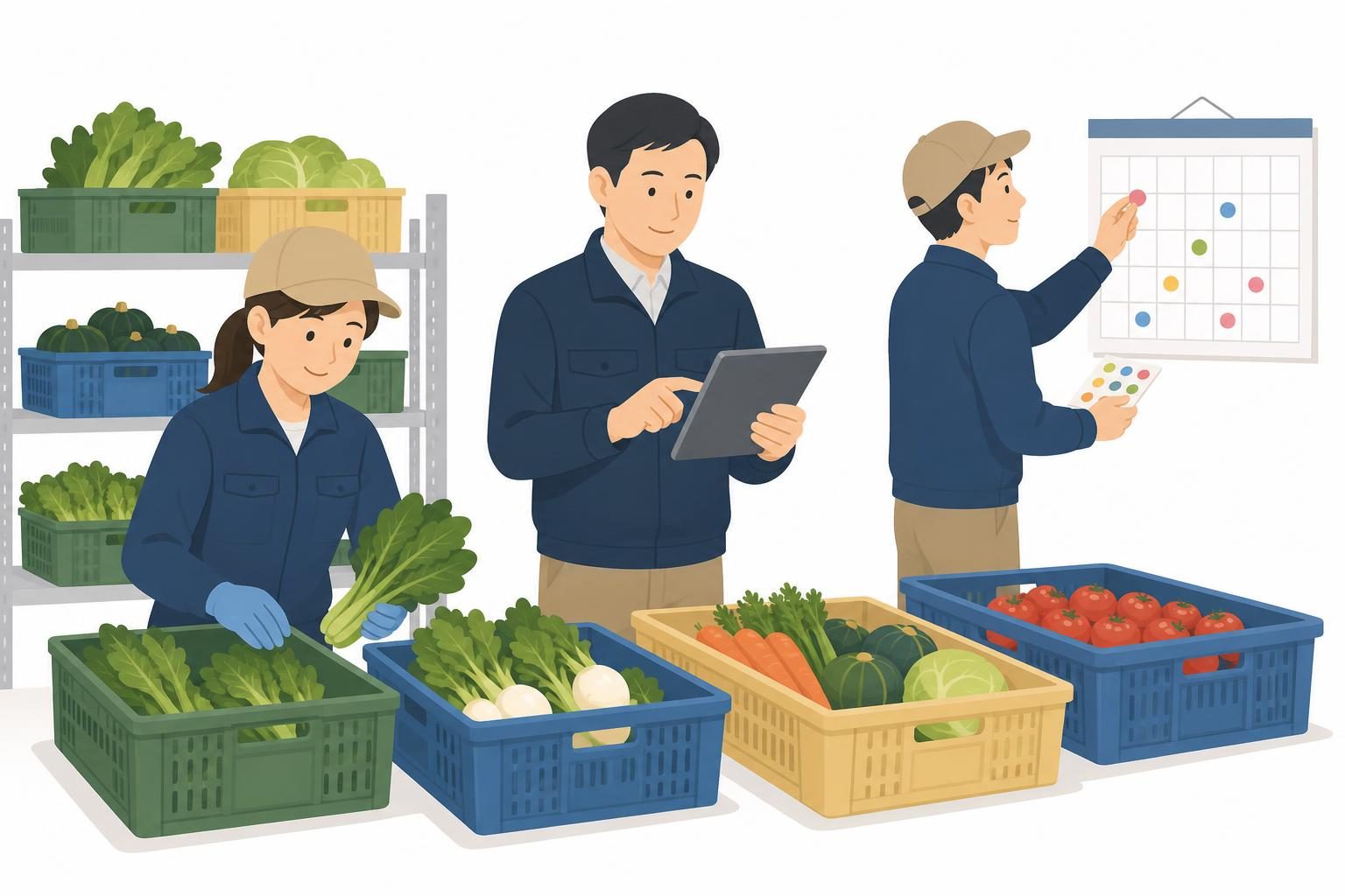 生産計画と出荷計画を秋冬の利益から組み直す方法