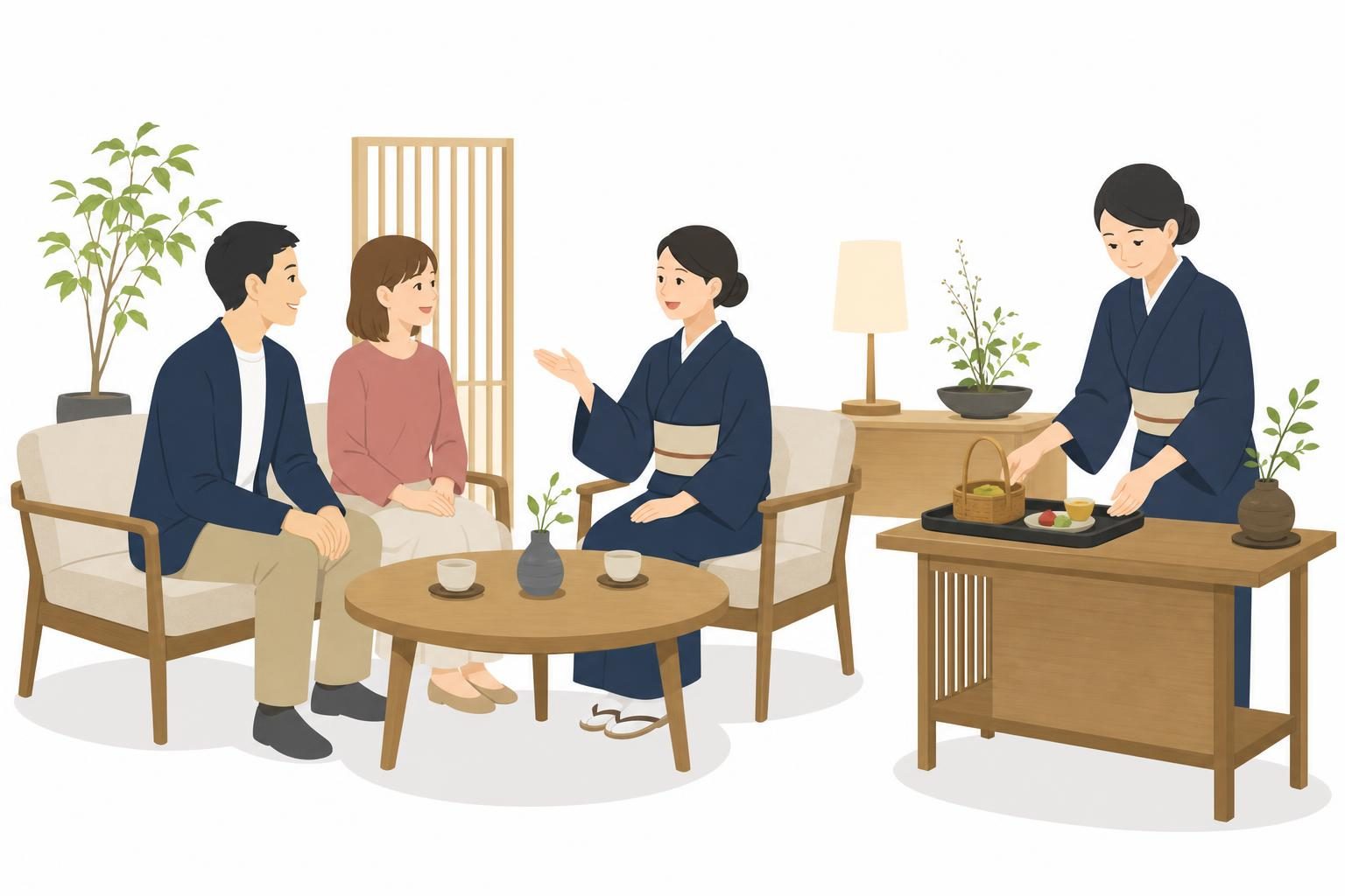 客室単価を上げる前に接客の時間配分を変える