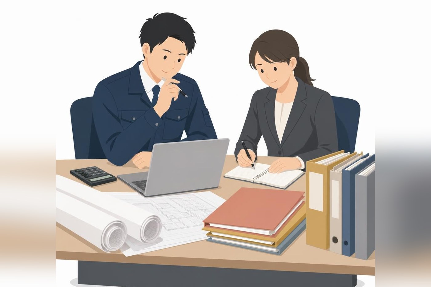 積算と書類作成は休業前に作業時間を測る