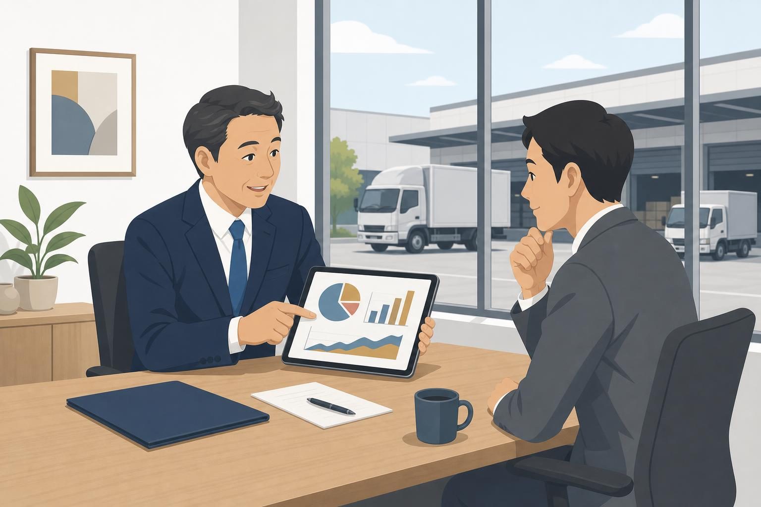 8月の実績を運賃交渉と下半期計画へ使う