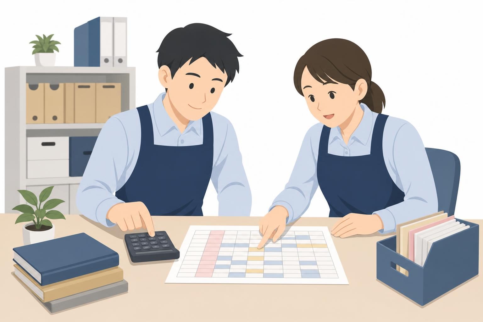まず自社の「影響額」を1時間で試算するを説明するイラスト