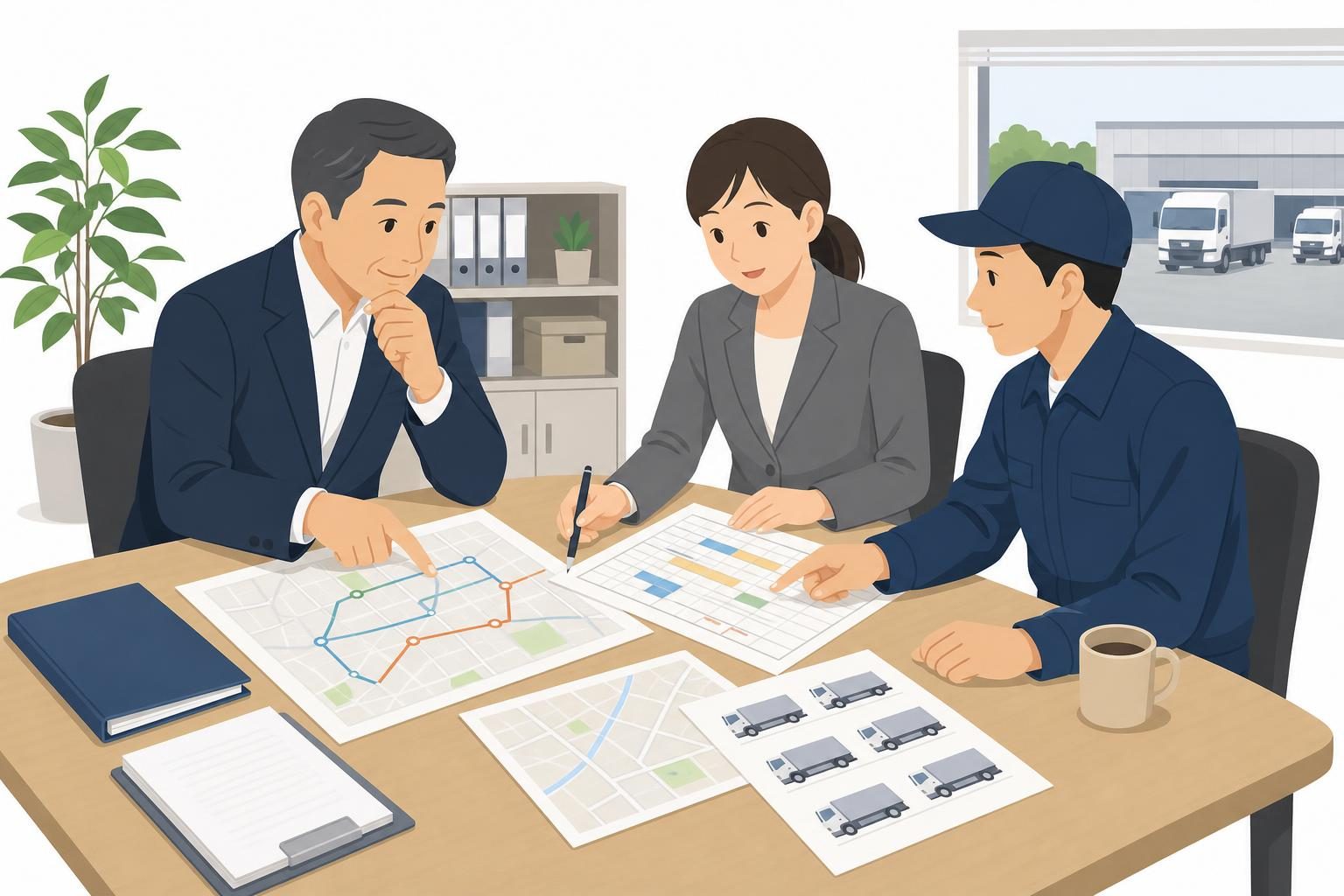 中小運送会社が国内事例から学ぶ利益改善の順番