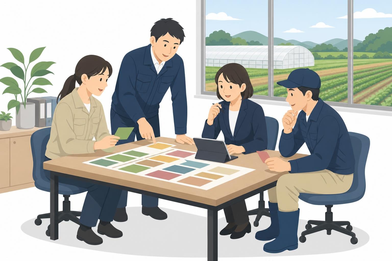 生産計画を圃場別に見える化する実践手順