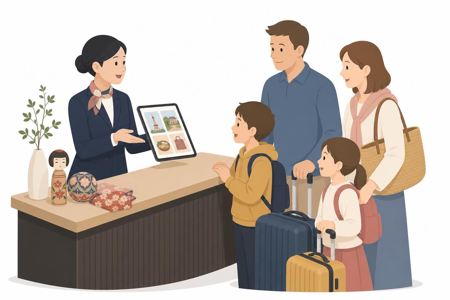 インバウンド向け付帯販売は情報を絞って伝える