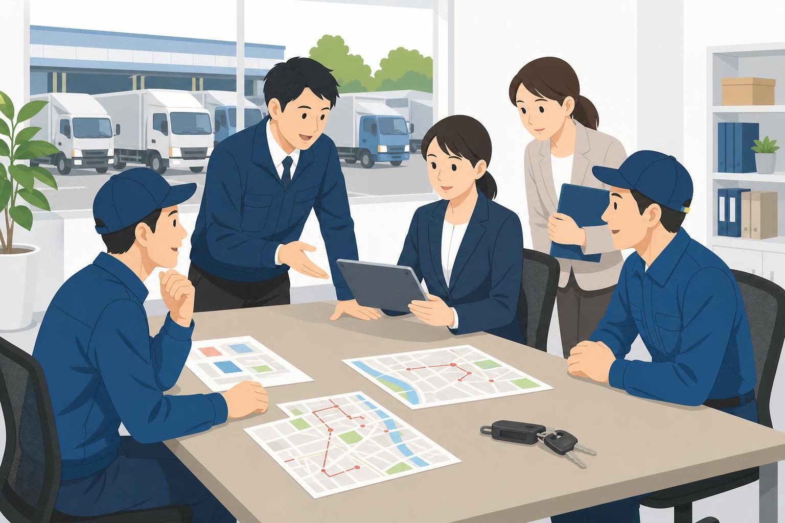 ドライバー不足に備える配車と働き方の見直し方