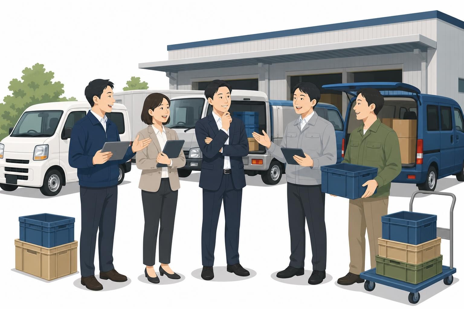 共同配送・自動運転は中小物流会社にどう影響するか
