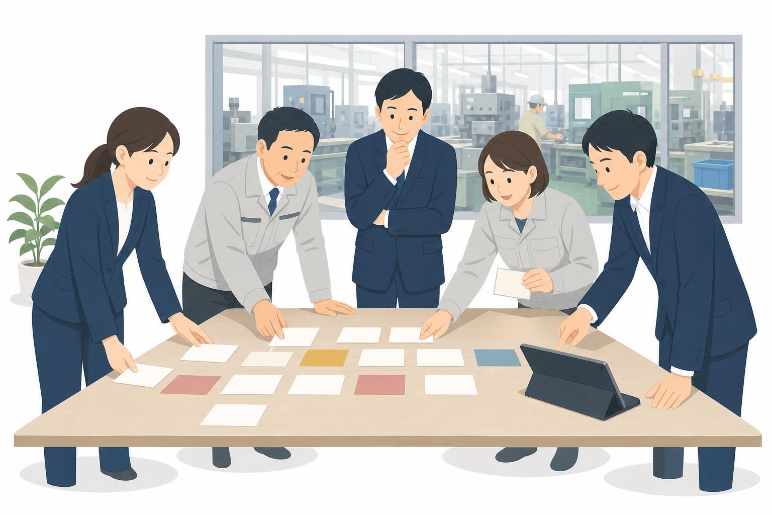 下期から進める生産データ整備の90日計画