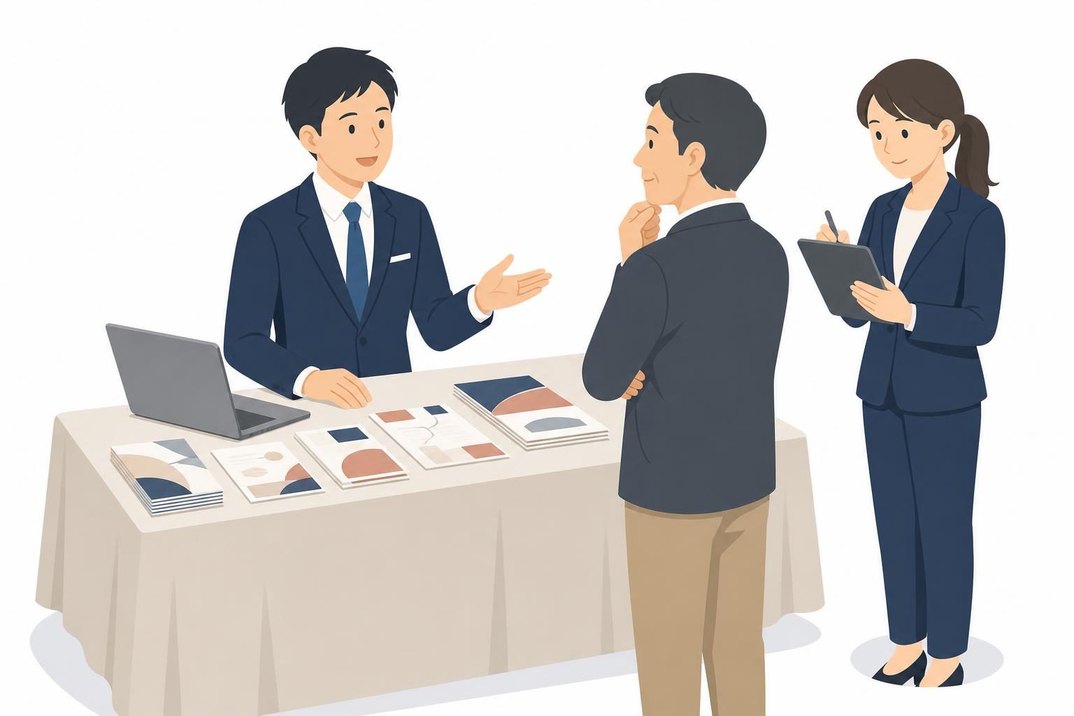 展示会当日の商談で聞くべき5つの質問
