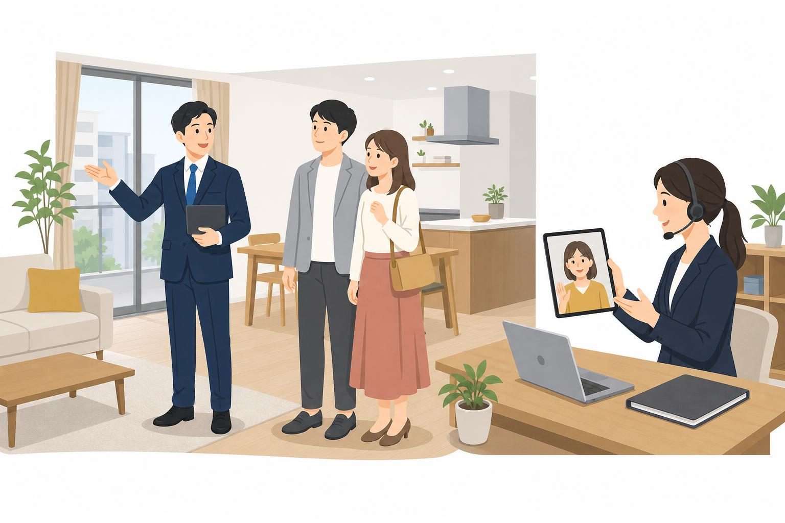 オンライン内見と対面接客は今後どう使い分けるべきか