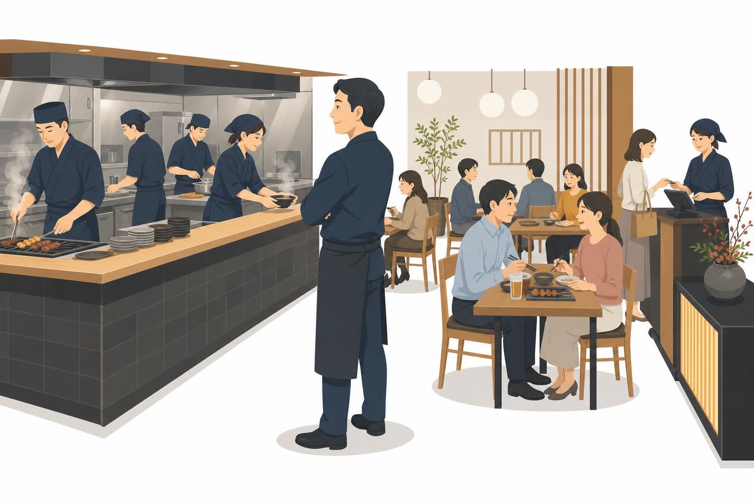 飲食店の利益が伸びない原因は一番の詰まりにある