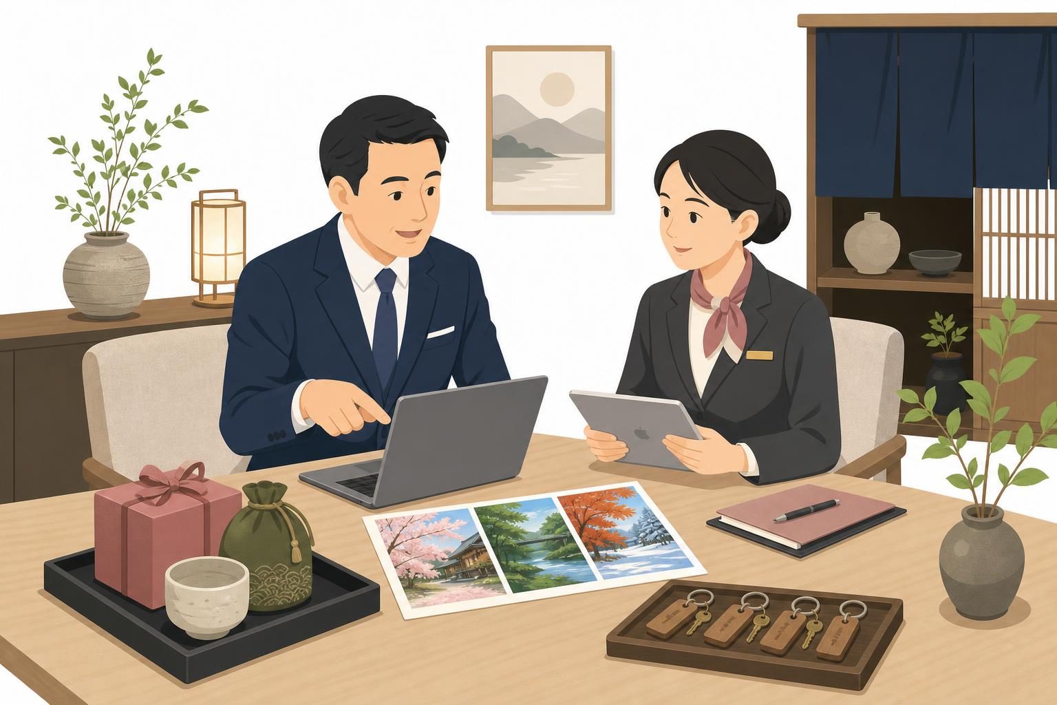 年末年始の宿泊料金に人件費上昇を反映する手順