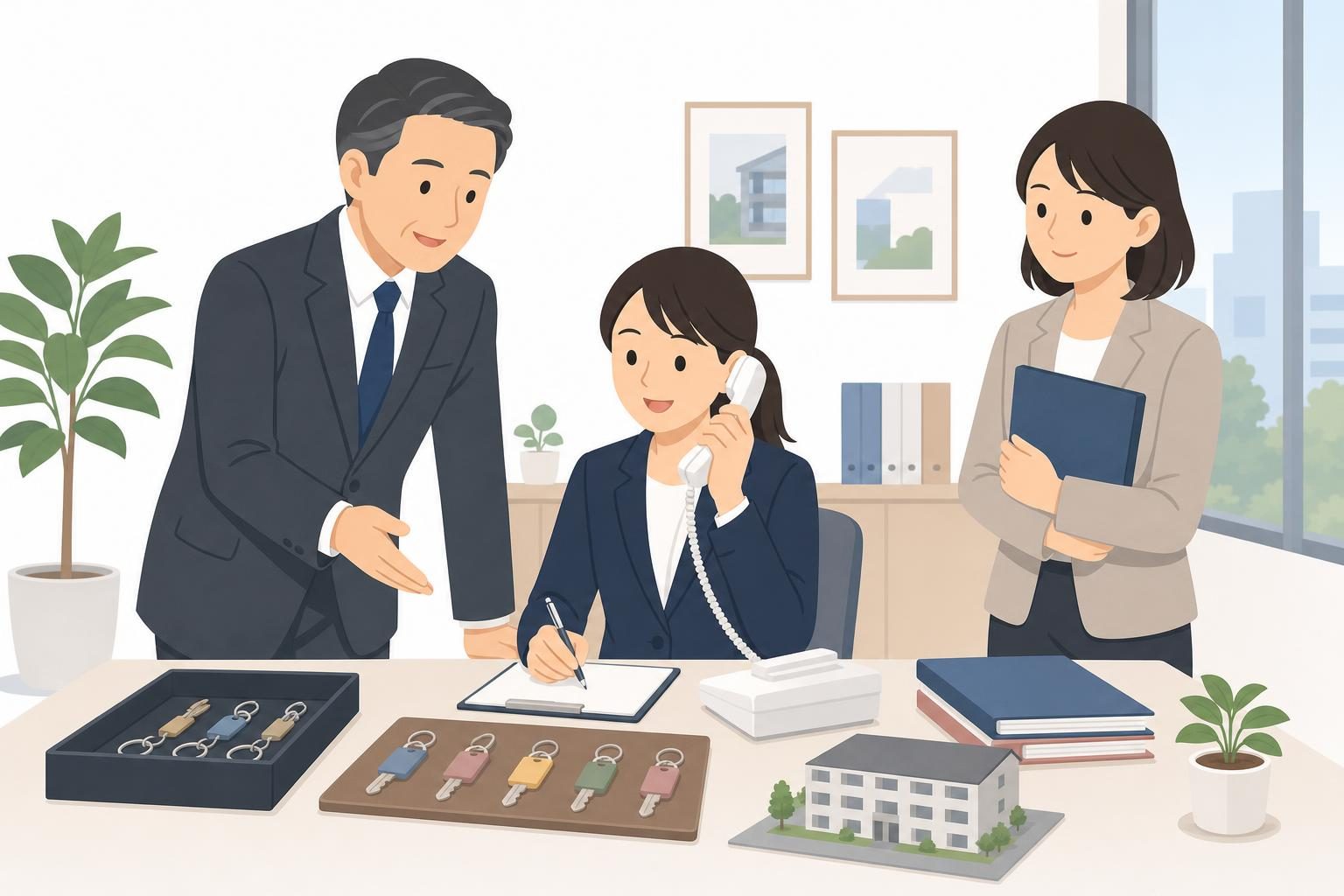 秋採用の新人を反響対応で早く戦力化する手順