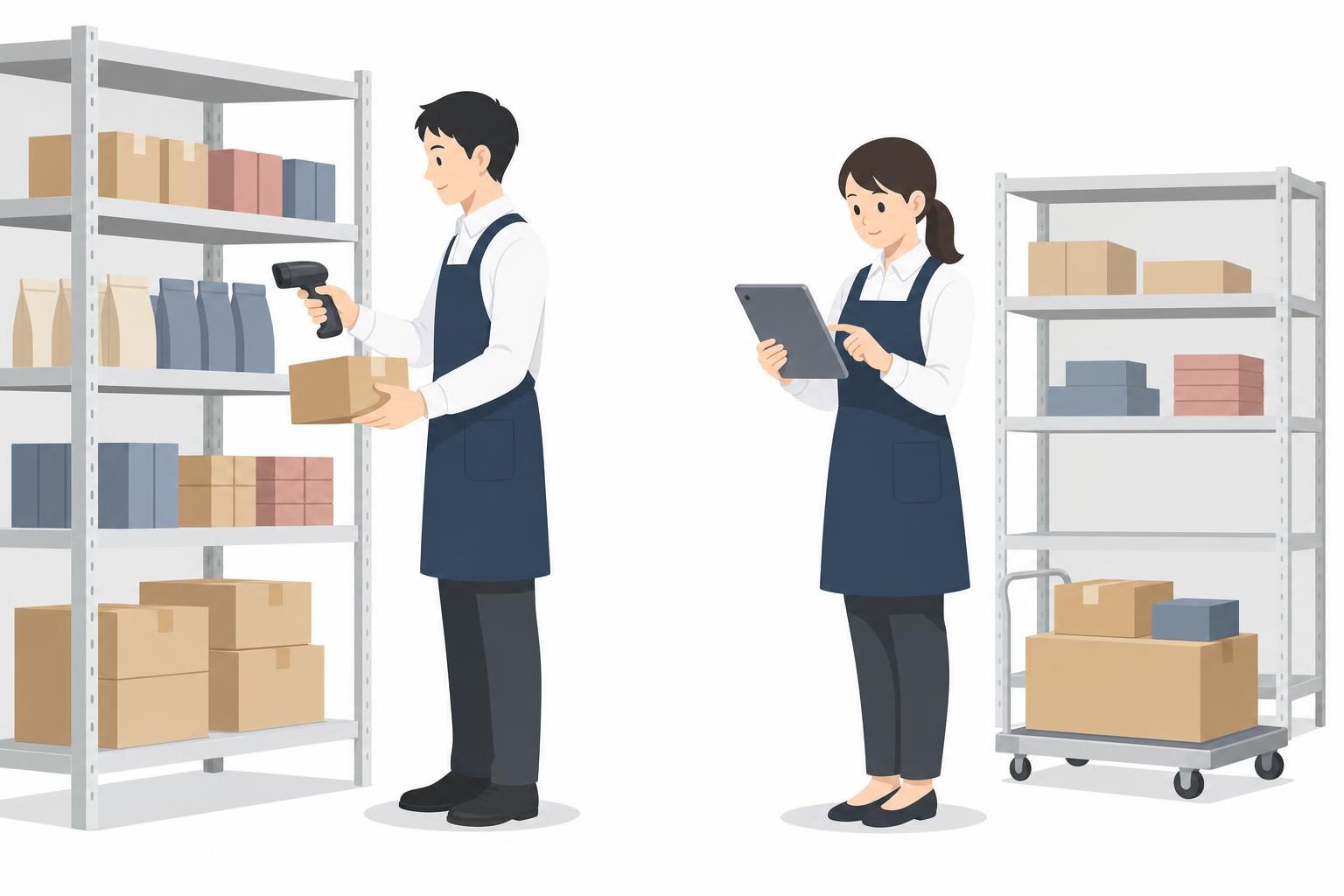 A・B・C商品別に変える発注量と在庫の持ち方