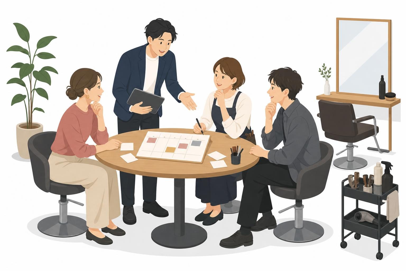 10月から年末までにサロン経営で進める実行計画