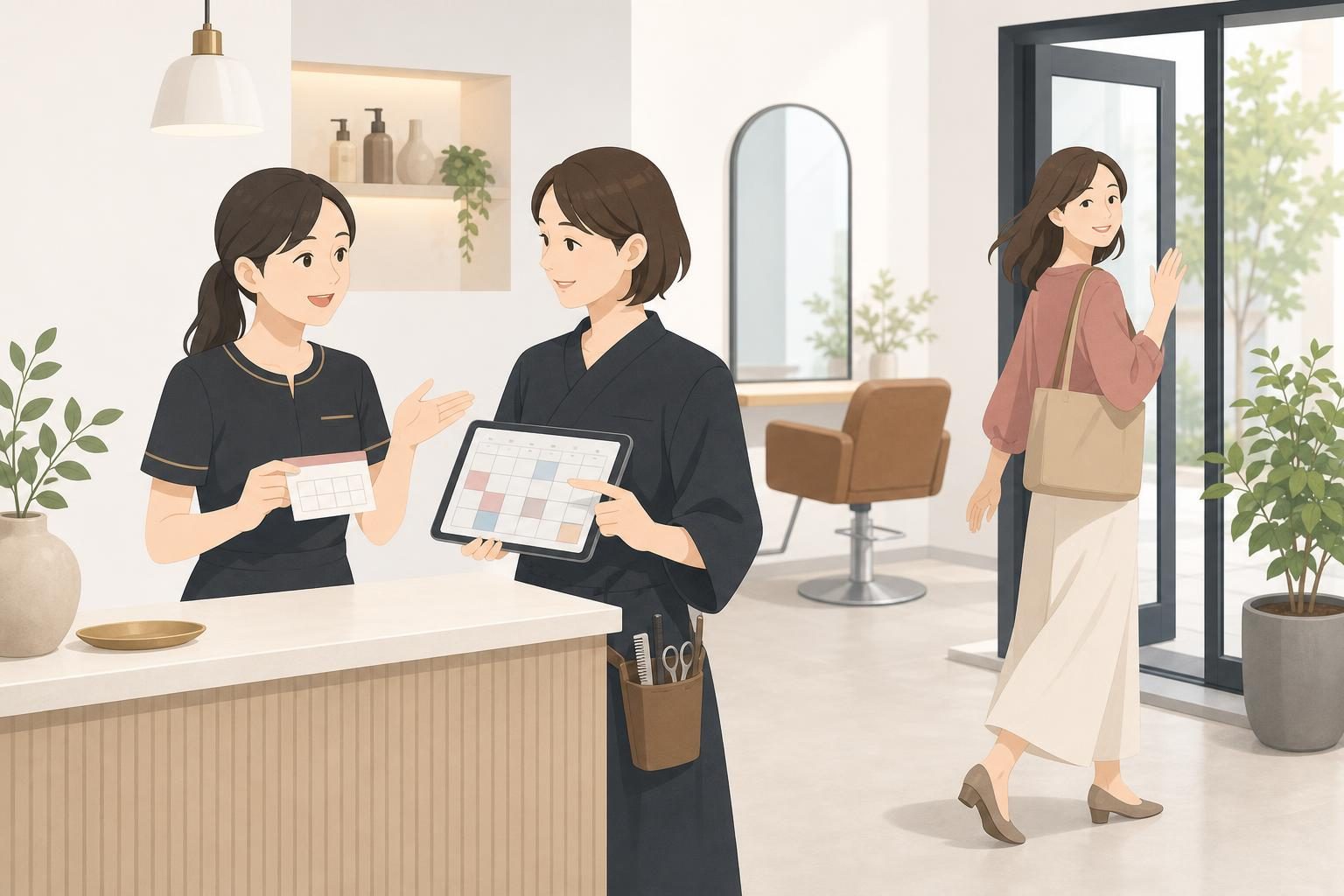 リピート率を上げる予約管理と次回来店の設計